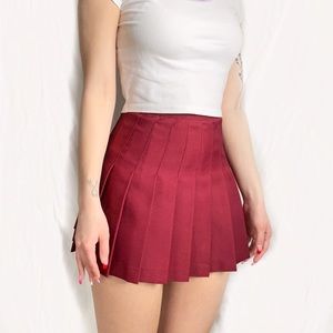 American Apparel Women's Gabardine Tennis Skirt